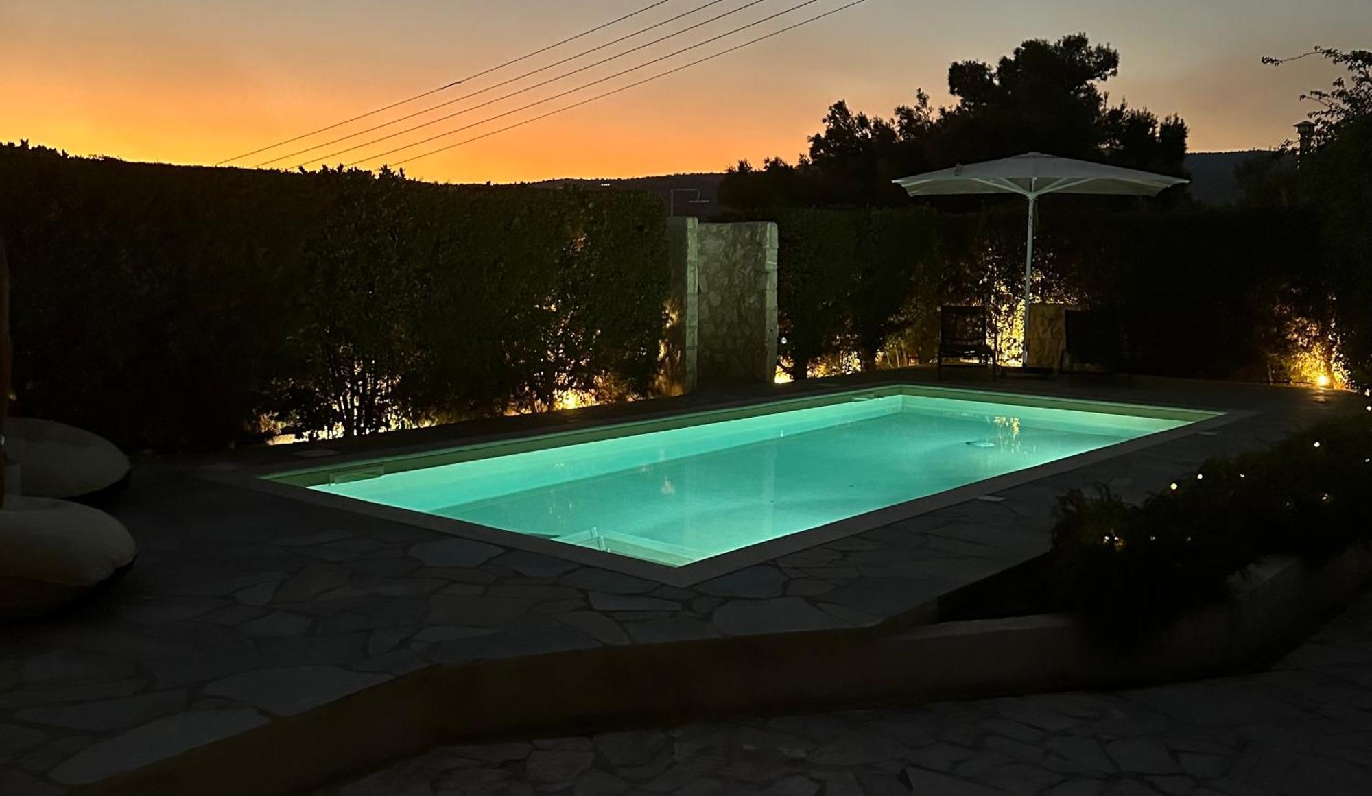 Villa Agia Marina 5M Walk To The Beach With Private Pool Buitenkant foto
