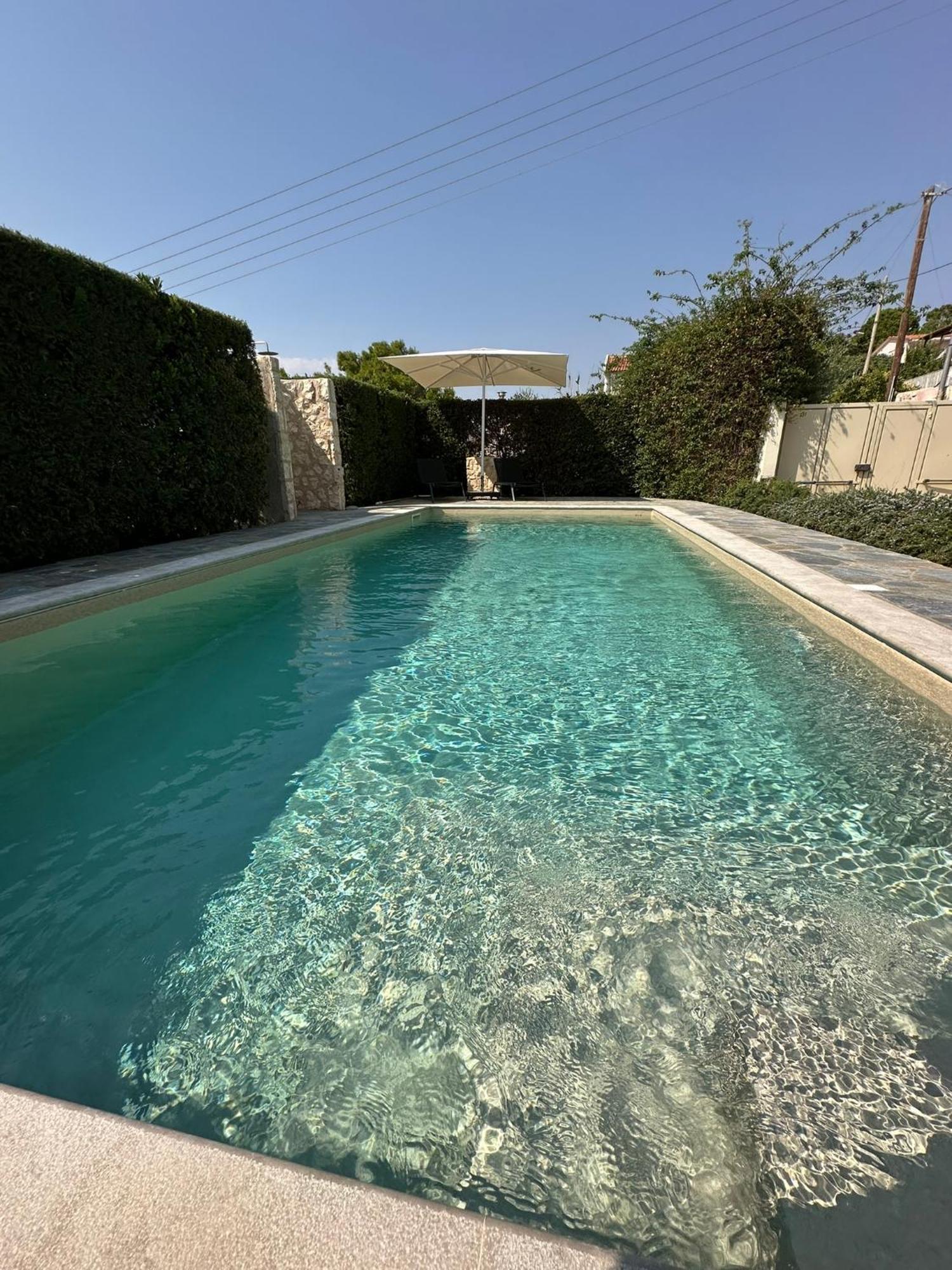 Villa Agia Marina 5M Walk To The Beach With Private Pool Buitenkant foto