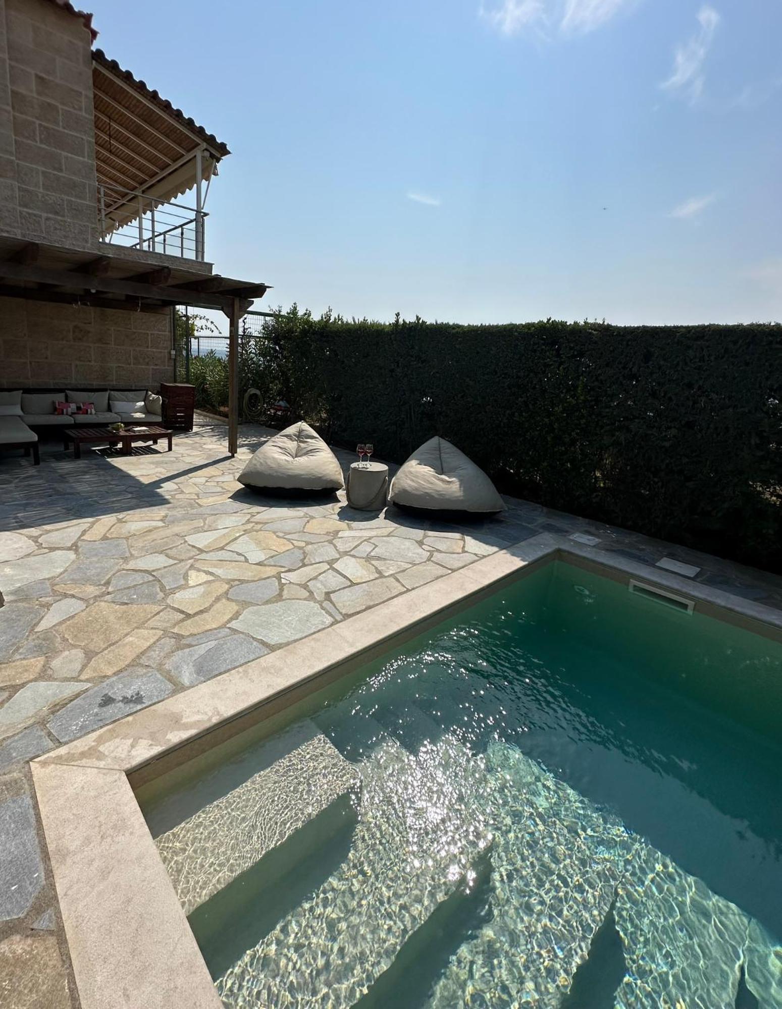 Villa Agia Marina 5M Walk To The Beach With Private Pool Buitenkant foto